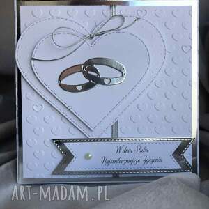 kartka ślubna z kopertą #3, życzenia, personalizacja