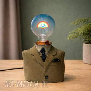 JAŚNIEPAN, ceramiczna, lampa tęcza