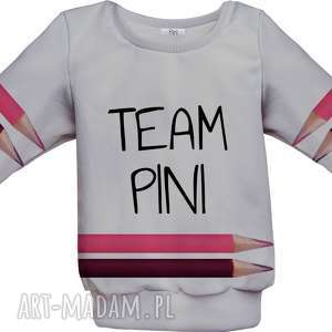 handmade dla dziecka bluza team pini