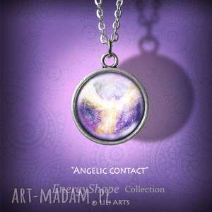 liliarts medalion, talizman - anielski kontakt prosty, naszyjnik, anioł