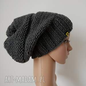 BARSKA: grafitowa czapa czapka, grafitowa czapka, na zimę, luźna