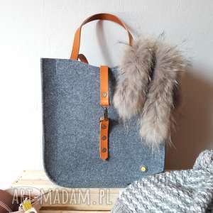 handmade na ramię feltbag #100