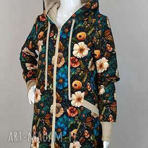 bluza damska rozpinana jesienny ogród margo