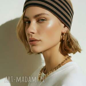 opaska uniwersalna dzianinowa wiosenna dobra też na jogę boks A1 joga, kolo