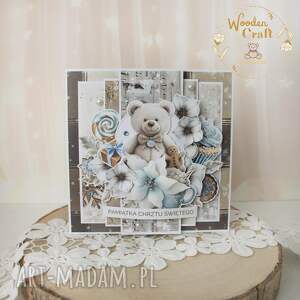 Prezent Kartka na chrzest święty, pamiątka chrztu JolySeason1 GOTOWA