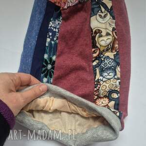 Czapka kolorowa Smerfetka na podszewce rozmiar uniwersalny, miła