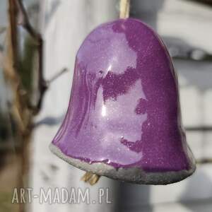 ceramiczny ogród, ceramika, dzwonek, ozdoba, działka