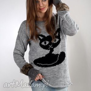 bluzka kot - KnitCat ubrania