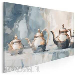 obraz na płótnie - czajniczek herbata arabski 120x80 cm 104501, styl