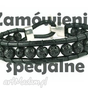 handmade snake wrap: lawa wulkaniczna zamówienie specjalne