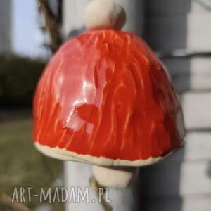 ceramiczny ogród, ceramika, dzwonek, ozdoba, działka