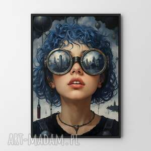 Dziewczyna z przyszłości - format A4, plakat, plakaty