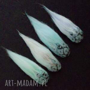 Filcowa kometa 3D - ręcznie robiona dekoracja kosmiczna do pokoju