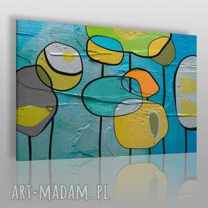 obraz na płótnie - bańki mydlane - 120x80 - VAKU DSGN dom obrazy