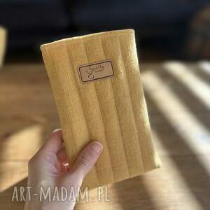 święta Etui na telefon z lnu musztarda, prezent na mikołaja