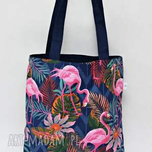 handmade torba na zakupy shopperka ekologiczna torba zakupowa na ramię eko siatka