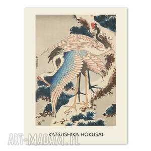 plakat żurawie - sztuka japońska 40x50 cm 8 2 0009 plakaty do salonu