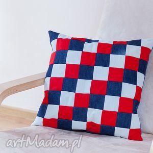 ręcznie wykonane poduszki poduszka kolorowy patchwork