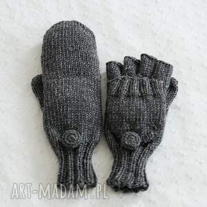 handmade rękawiczki rękawiczki flap wełniane