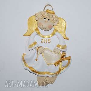 handmade dla dziecka komunia św. Tomasza - anioł