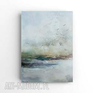 MORZE praca formatu 24/18 cm, akwarela