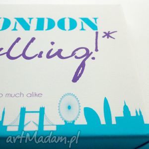 london calling canvas, typography, typografia, dom prezent, londyn