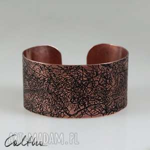 handmade nitki - miedziana bransoletka 160914-02