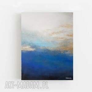 paulina lebida niebo - obraz akrylowy formatu 40/50 cm, płótno