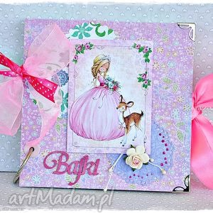 scrapbooking albumy bajecznik dla księżniczki folder, cd, bajki