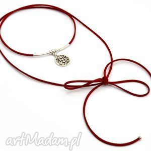 handmade naszyjniki naszyjnik choker ronde bordeaux