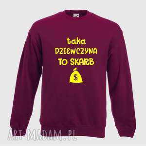 handmade na święta prezenty bluza z nadrukiem dla dziewczyny, kobiety, żony, siostry