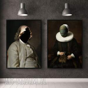 Zestaw 2 plakatów Sztuka - format 61x91 cm Rozbici plakat, plakaty