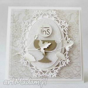 handmade scrapbooking kartki pierwsza komunia święta