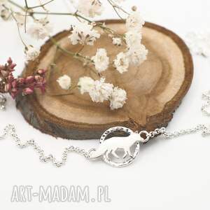 srebrna bransoletka lis las, natura przyroda delikatne, zwierzęta