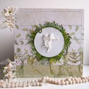 ręcznie wykonane scrapbooking albumy album z wróżką "leśne