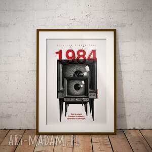 Plakat 1984 George Orwell A3 - dla bibliotekarza i fanki literatury