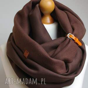 Gruby komin ZIMOWY bawełniany, szal tuba dresowy na zimę