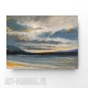 praca formatu 18/24 cm pejzaż, pastele suche