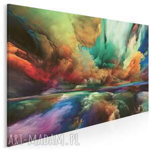 vaku dsgn obraz na płótnie - kolorowe chmury abstrakcja 120x80 cm
