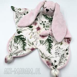 handmade maskotki przytulanka królik dla niemowląt