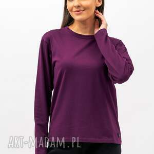 LONGSLEEVE LILY BAKŁAŻAN, bawełnoany