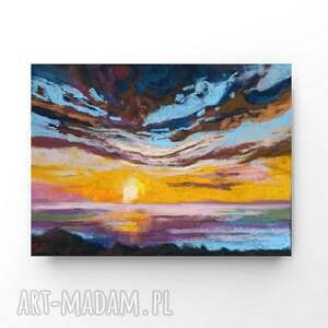 praca formatu 18/24 cm pejzaż, pastele suche