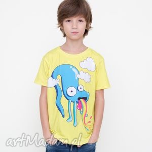 t-shirt dla dzieci z tęczowym stworkiem koszulka kids, dziecko