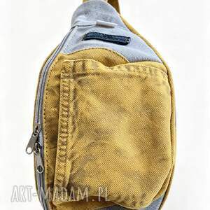 Nerka jeansowa handmade damska - oryginalna saszetka