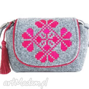 handmade na ramię torebka filcowa dla dziewczynki farfun f04