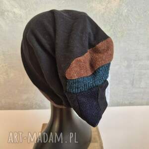 Czapka meska damska unisex czarna smerfetka wiosenna uniwersalna