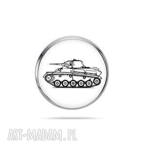 Przypinka do klapy marynarki Czołg, prezent dla męża