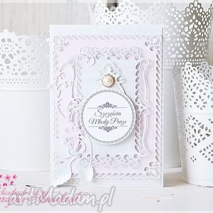 ręczne wykonanie scrapbooking kartki kartka ślubna