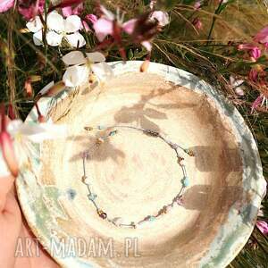 pastelowa kolorowa bransoletka mix kamieni curaao