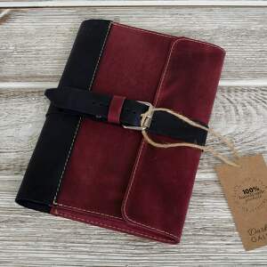 ręcznie robiony skórzany notes, okładka - Darkness Gallery akcesoria notesy